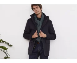 Abrigo de cachemira y lana para hombre Marino Grellan-Bexley Cheap
