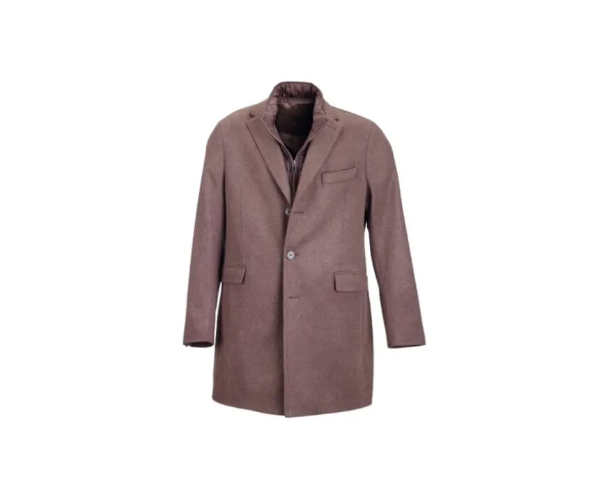 Abrigo de invierno de cachemira y lana para hombre Chocolate Honoré Ii-Bexley Cheap