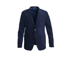 Americana de pana lavada para hombre Azul marino Blazer Léontilde-Bexley Clearance