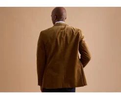 Americana de pana lavada para hombre Topo oscuro Léontilde-Bexley Sale