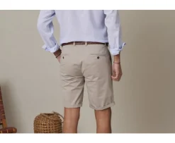 Bermuda chino hombre Greige Oscuro Barry-Bexley Outlet