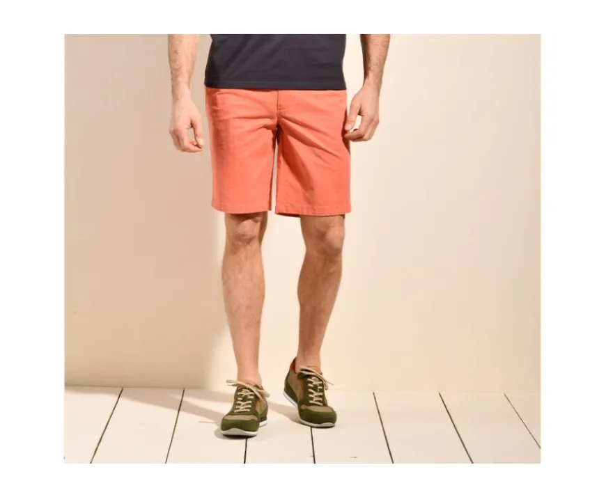 Bermuda chino para hombre Naranja sanguina Barry-Bexley Outlet