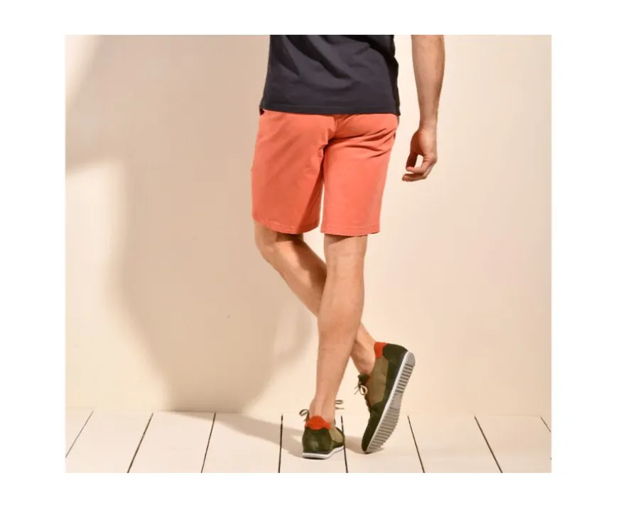 Bermuda chino para hombre Naranja sanguina Barry-Bexley Outlet