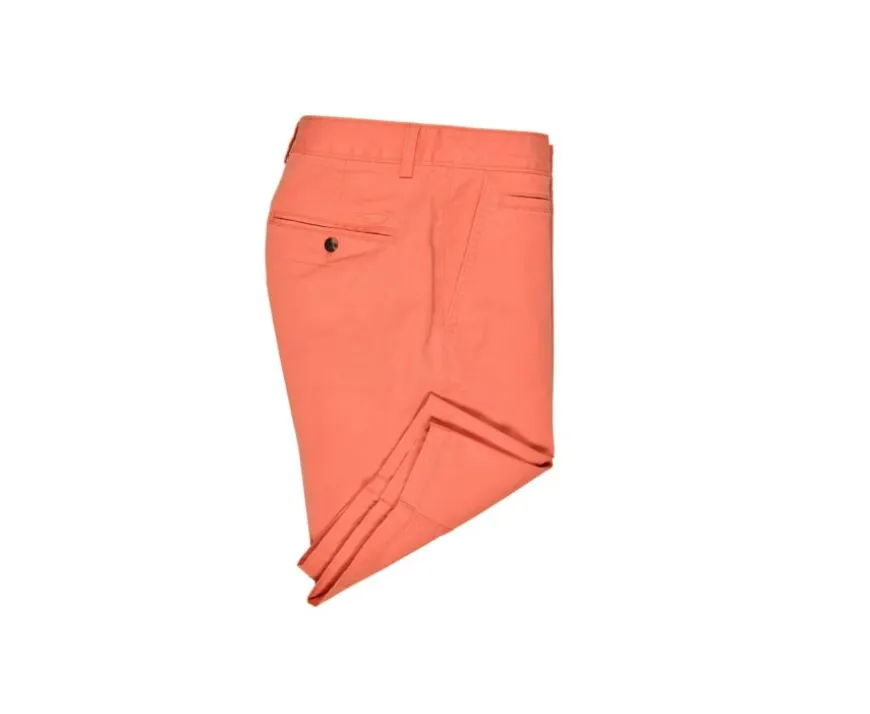 Bermuda chino para hombre Naranja sanguina Barry-Bexley Outlet
