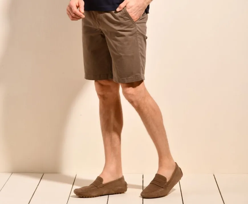 Bermuda chino para hombre Topo oscuro II Barry-Bexley Cheap