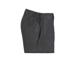 Bermudas lino hombre Aceituna oscura Borys-Bexley New