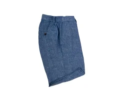 Bermudas lino hombre Chambray Azul Borys-Bexley Shop