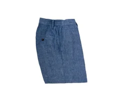 Bermudas lino hombre Chambray Azul Borys-Bexley Shop