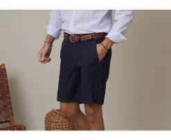 Bermudas lino hombre Navy Borys-Bexley Sale