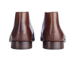 Botas bajas de piel castaño Patinado para hombre Dovam Patin-Bexley Outlet