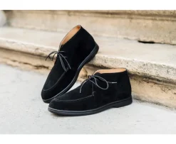 Botas casual de hombre Terciopelo Negro Serenoa-Bexley Sale