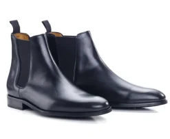 Botas Chelsea de hombre con suela de goma Negro Toddington Gomme-Bexley Best Sale