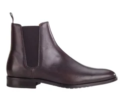 Botas Chelsea de hombre con suela de goma Pardo Patinada Toddington Gomme-Bexley Discount