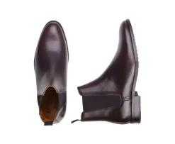 Botas Chelsea de hombre con suela de goma Pardo Patinada Toddington Gomme-Bexley Discount