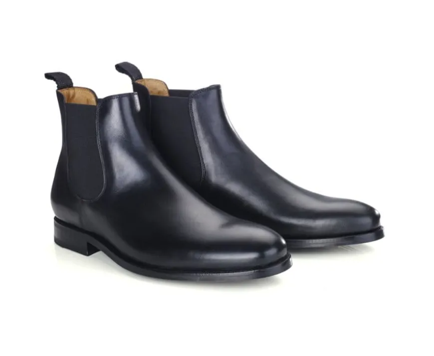 Botas Chelsea de piel Negro para hombre Alderton Gomme-Bexley Outlet