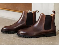 Botas Chelsea para Hombre en Chocolate Walterston Gomme-Bexley Shop