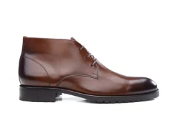 Botas chukka hombre Coñac patinado Warwick-Bexley Fashion