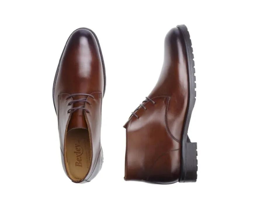 Botas chukka hombre Coñac patinado Warwick-Bexley Fashion