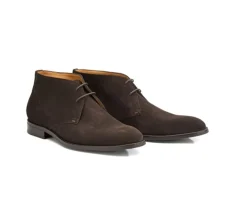 Botas Chukka para Hombre terciopelo Marrón Wormington Gomme-Bexley Fashion
