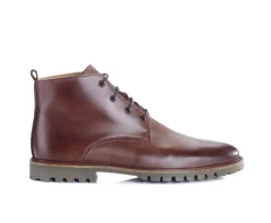 Botas de hombre con suela de goma Chocolate patinado Canfield Gomme-Bexley Sale