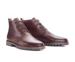 Botas de hombre con suela de goma Chocolate patinado Canfield Gomme-Bexley Sale