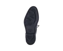 Botas Hombre en Cuero Negro granulado Kent High Gomme Country-Bexley Fashion