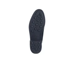 Botines chelsea de cuero pull up para hombre Negro Fangler Gomme City-Bexley Fashion
