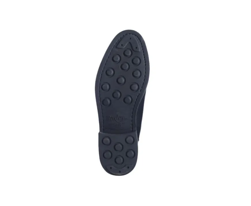 Botines chelsea de cuero pull up para hombre Negro Fangler Gomme City-Bexley Fashion