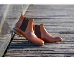 Botines Chelsea Hombre Coñac Patinado Dawson Ii Patin-Bexley Outlet