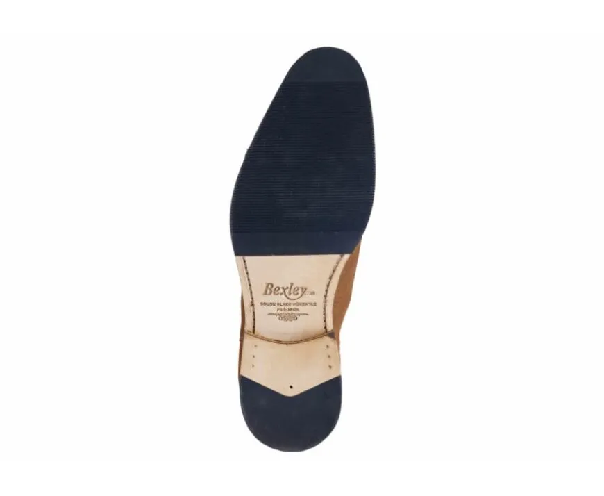 Botines Chelsea Hombre terciopelo Coñac Dawson Ii Patin-Bexley Hot