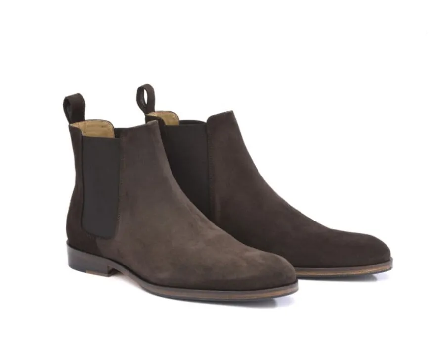Botines Chelsea Hombre terciopelo Marrón Dawson Ii Patin-Bexley Flash Sale