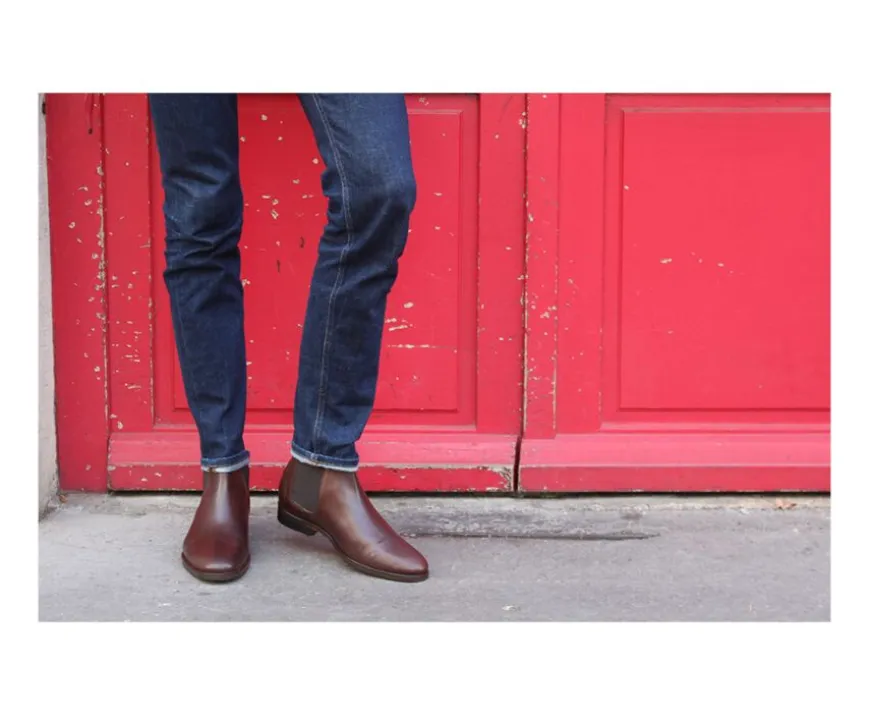 Botines Chelsea para hombre Chocolate Dawson Ii Patin-Bexley Clearance