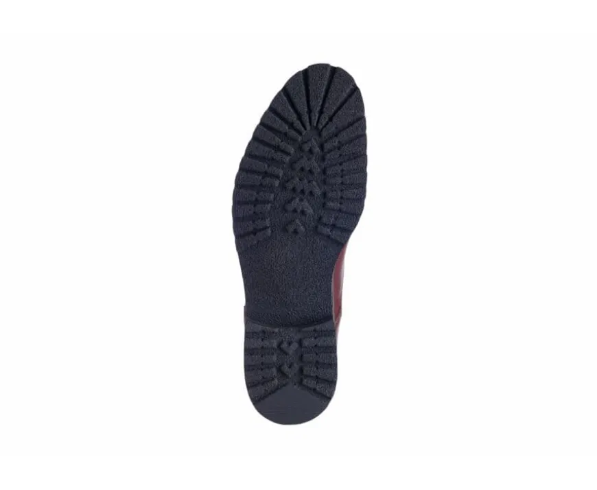 Botines para hombre con cordones Chocolate patinado Bardfield-Bexley Fashion