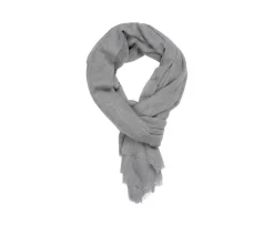 Bufanda de lana fina y cachemira Gris moteado-Bexley Best Sale