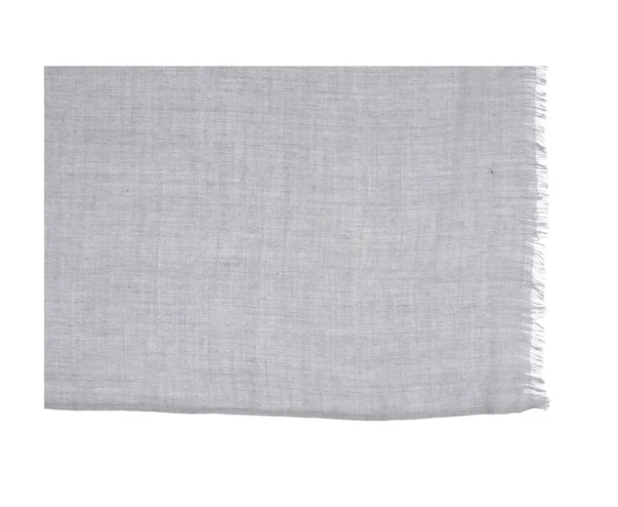 Bufanda de lana fina y cachemira Gris moteado-Bexley Best Sale
