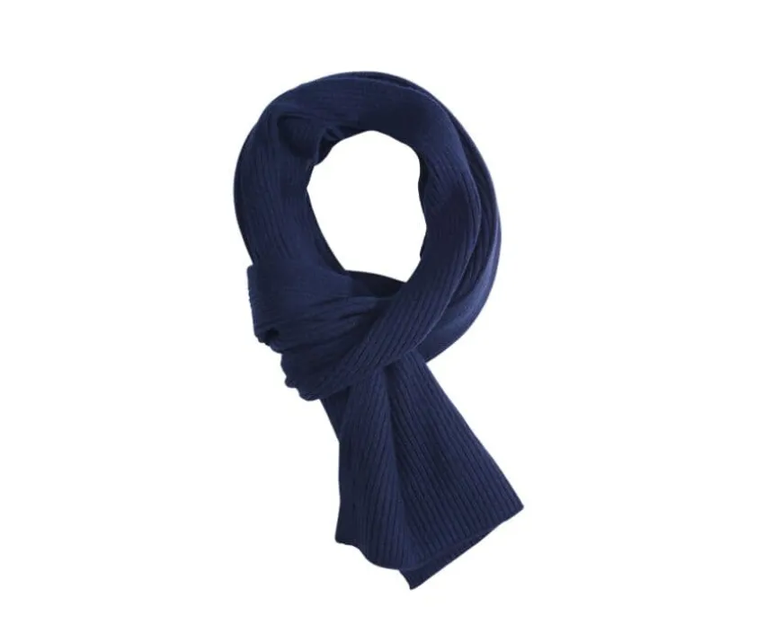 Bufanda Lambswool Azul Marino-Bexley Shop