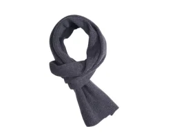 Bufanda Lambswool Gris Antracita Moteado-Bexley Cheap
