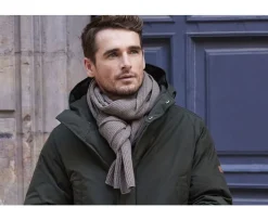 Bufanda Lambswool Gris Topo-Bexley Discount
