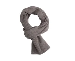 Bufanda Lambswool Gris Topo-Bexley Discount