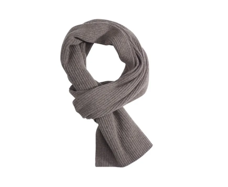 Bufanda Lambswool Gris Topo-Bexley Discount