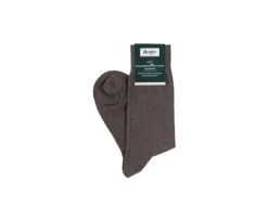 Calcetines de algodón fino para hombre Chocolate moteado-Bexley Outlet