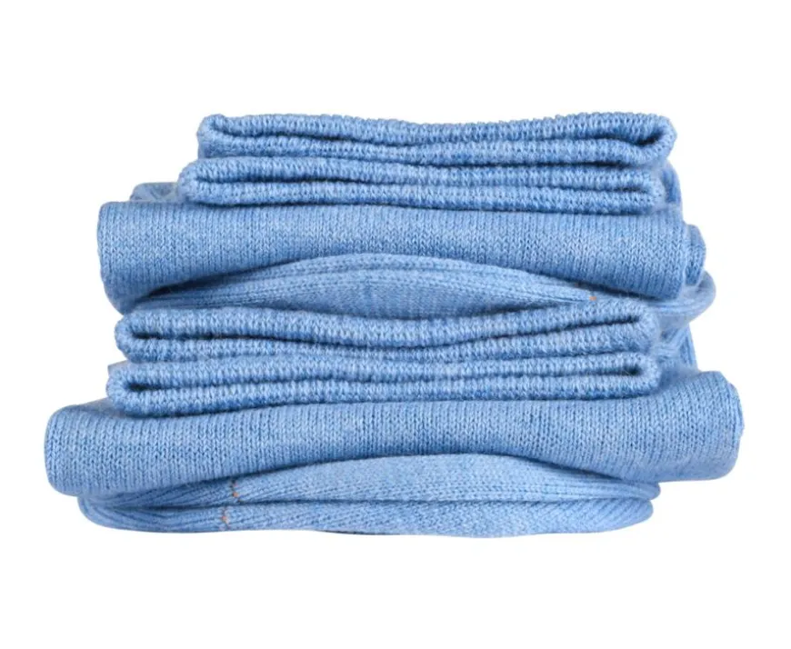 Calcetines de algodón fino para hombre Azul moteado-Bexley Cheap