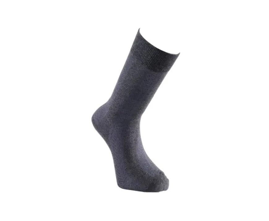 Calcetines de algodón grueso con rayas de espiga Gris Antracita-Bexley Cheap