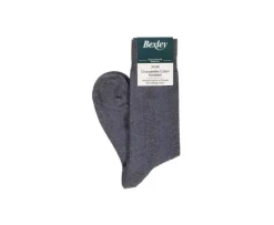 Calcetines de algodón grueso con rayas de espiga Gris Antracita-Bexley Cheap
