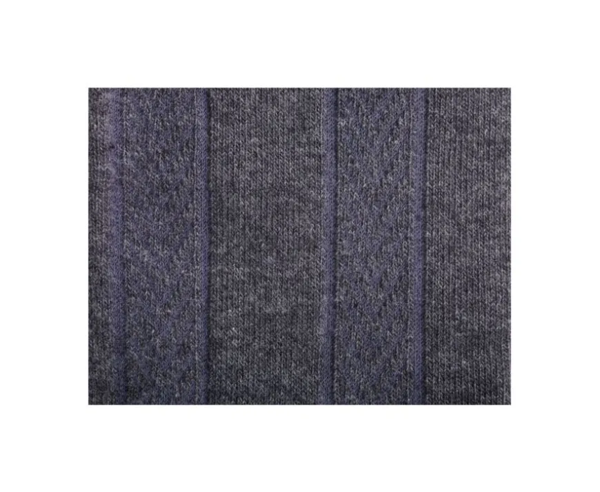Calcetines de algodón grueso con rayas de espiga Gris Antracita-Bexley Cheap