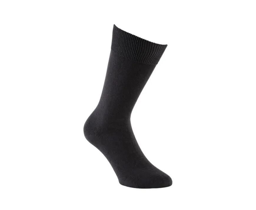Calcetines de algodón grueso para hombre Gris Antracita-Bexley Clearance
