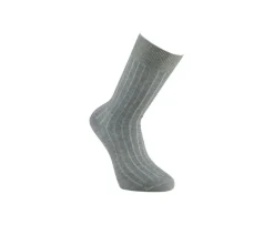 Calcetines de algodón y lino con ribete para hombre Verde Salvia-Bexley Flash Sale