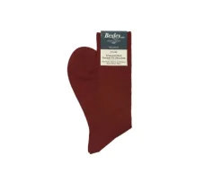 Calcetines en canale Hilo de Escocia para hombre Rojo moteado-Bexley Hot