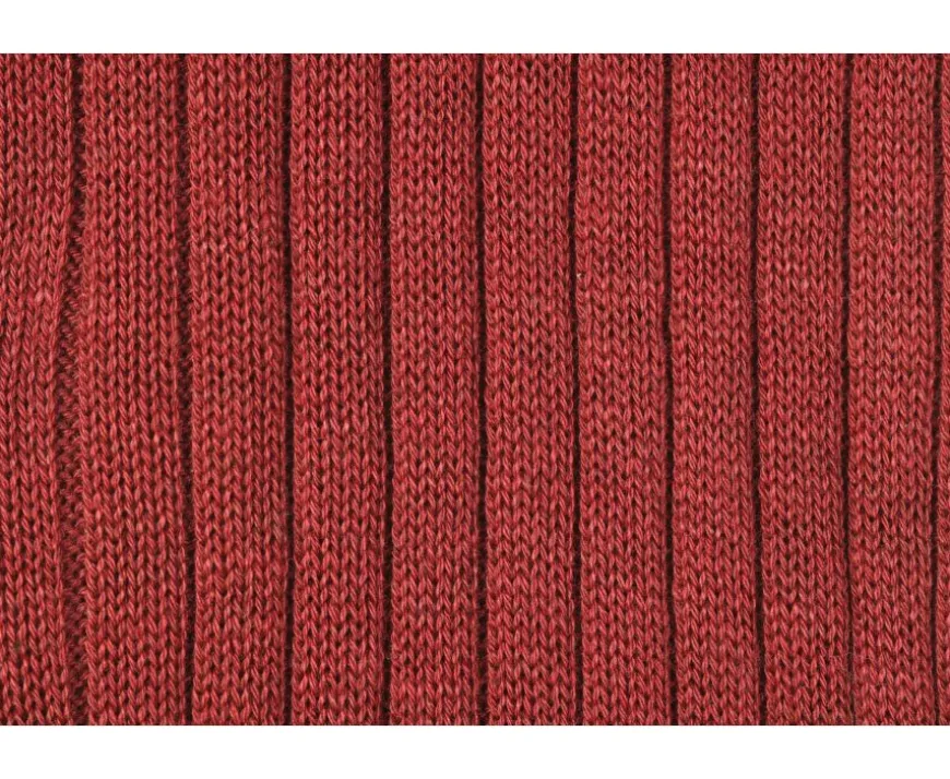 Calcetines en canale Hilo de Escocia para hombre Rojo moteado-Bexley Hot