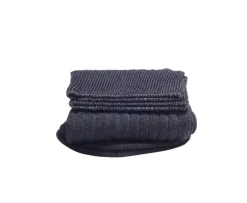 Calcetines en canale Hilo de Escocia para hombre Negro y Gris-Bexley Sale